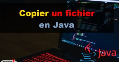 Copier un fichier en Java