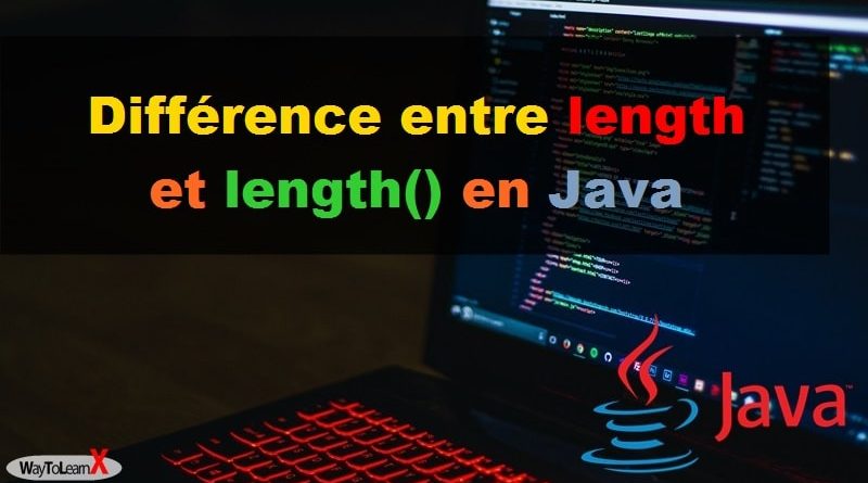Différence entre length et length() en Java - WayToLearnX