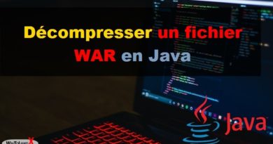 Décompresser un fichier WAR en Java