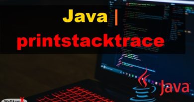 Java - printstacktrace