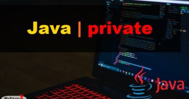 Java private