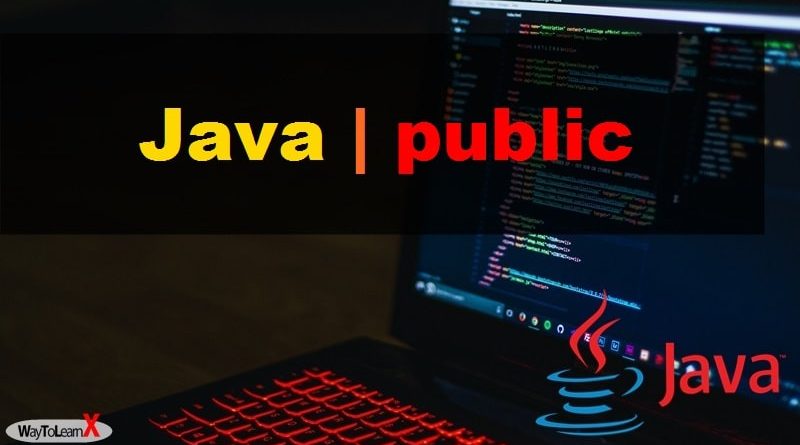 Java public