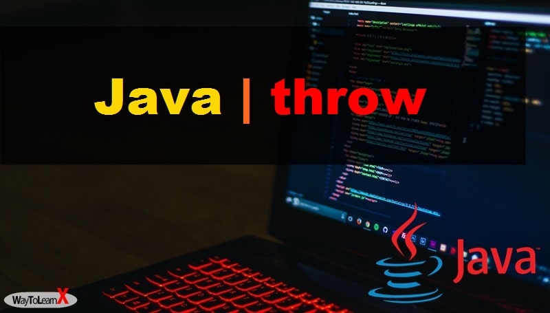 Java throw
