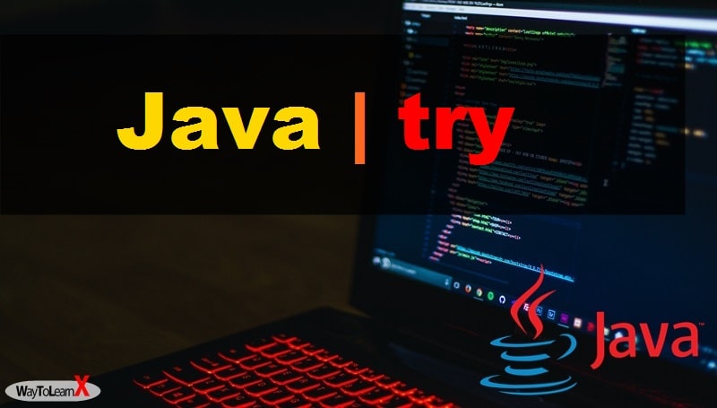 Java - try