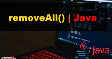 La méthode removeAll en Java - Les collections