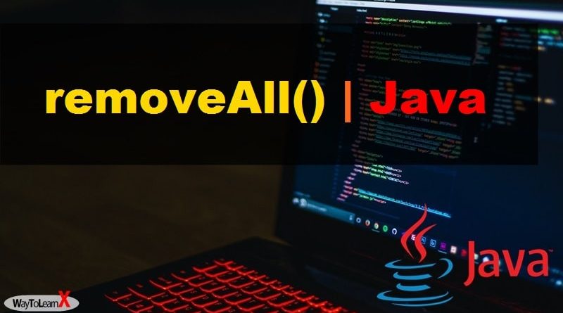 La méthode removeAll en Java - Les collections