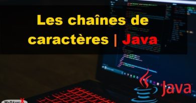 Les chaînes de caractères en Java