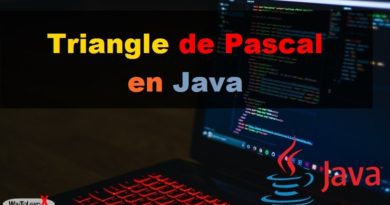 Triangle de Pascal en Java