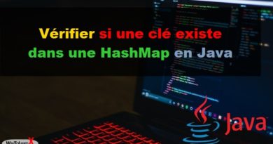 Vérifier si une clé existe dans une HashMap en Java