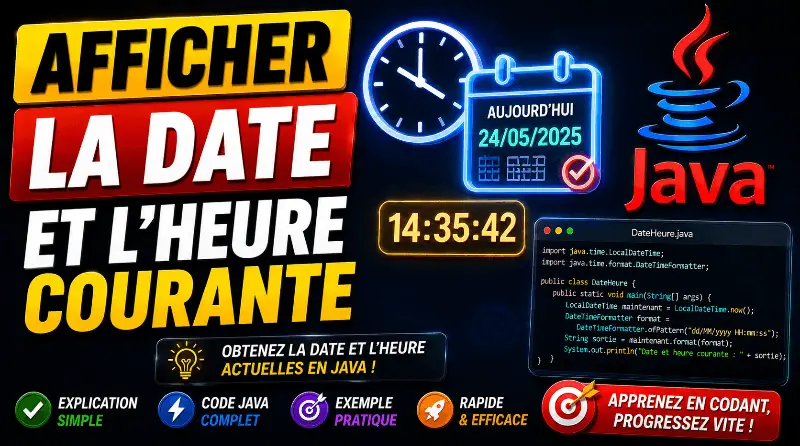 afficher-la-date-et-lheure-courante-en-java