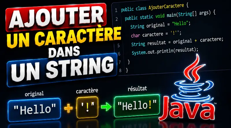 ajouter-un-caractere-dans-un-string-en-java