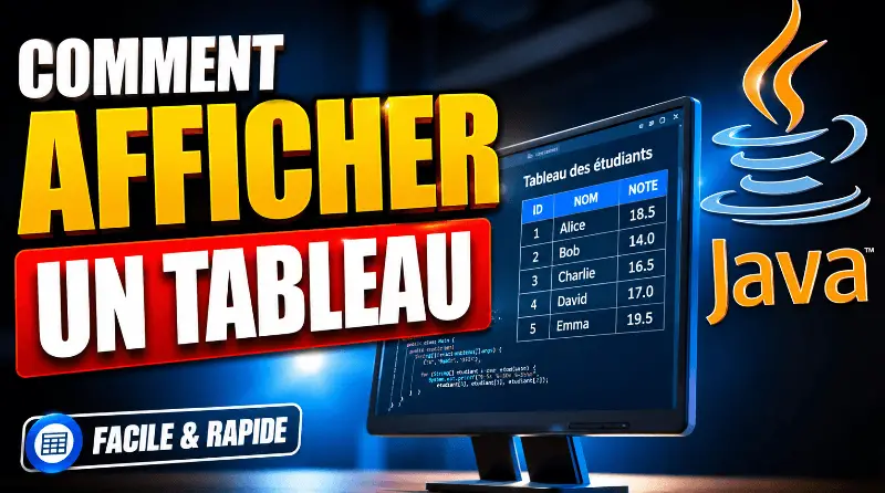 comment-afficher-un-tableau-en-java
