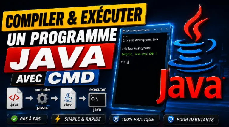 Comment compiler et exécuter un programme Java à l'aide de l'invite de ...