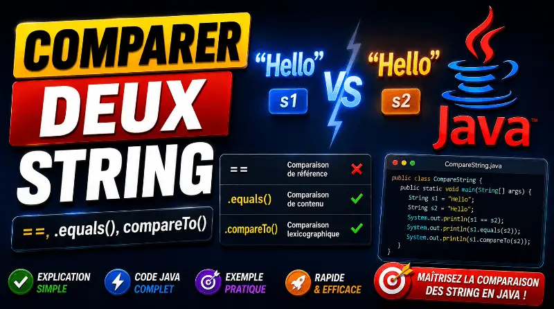 comparer-deux-string-en-java