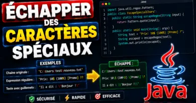 echapper-des-caracteres-speciaux-en-java