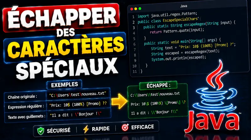 echapper-des-caracteres-speciaux-en-java