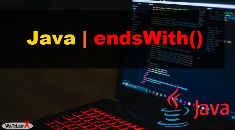 java endsWith