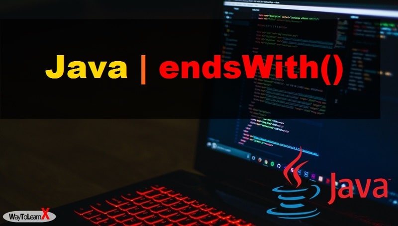 java endsWith