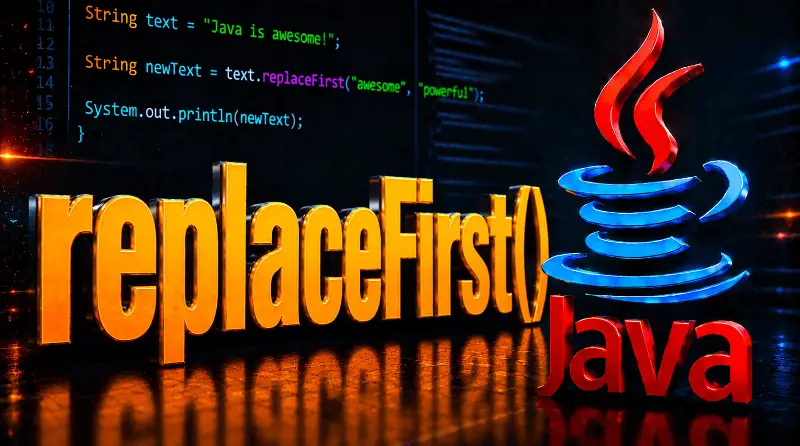 java-replacefirst