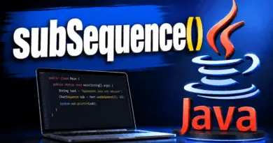 java-subsequence