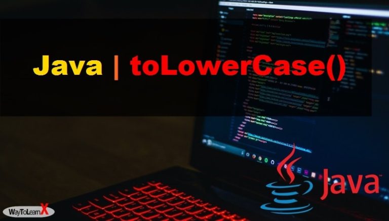 Java | toUpperCase() - WayToLearnX