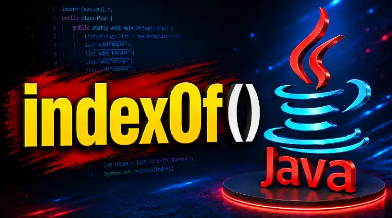 La méthode indexOf() en Java - Les collections - WayToLearnX