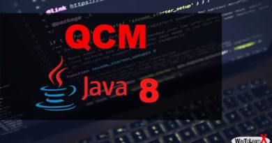 qcm Java 8