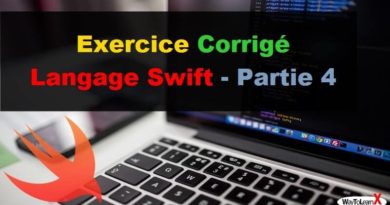 Exercice Corrigé Langage Swift - Partie 4