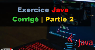 Exercice Java Corrigé Partie 2