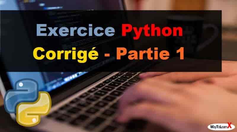 Exercice Python Corrigé