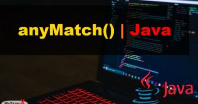 Java Stream anyMatch