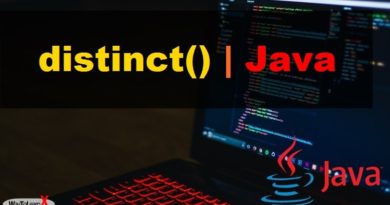 Java Stream distinct