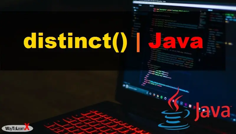 Java Stream distinct