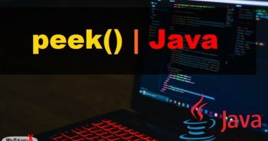 Java Stream peek