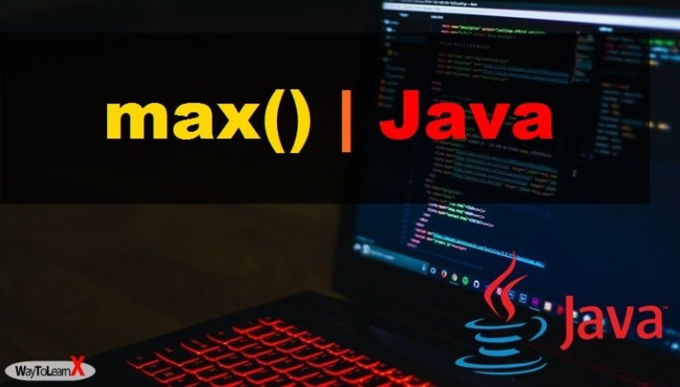 Java | min() - WayToLearnX