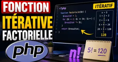 fonction-iterative-pour-factorielle-en-php
