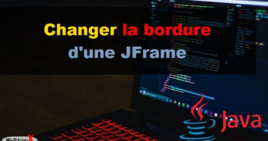 Changer la bordure d'une JFrame - Java