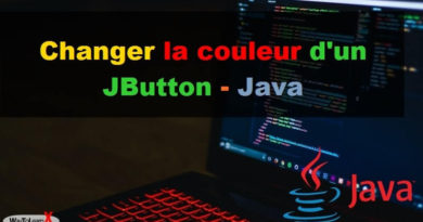 Changer la couleur d'un JButton - Java