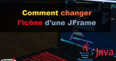 Comment changer l'icône d'une JFrame