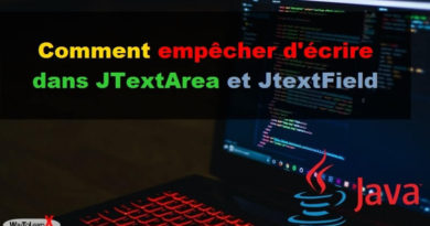 Comment empêcher d'écrire dans JTextArea et JtextField