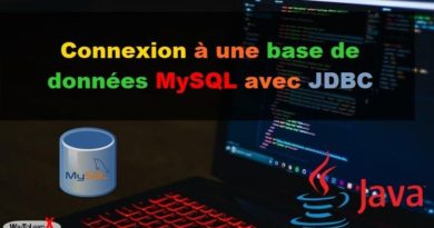 Connexion à une base de données MySQL avec JDBC