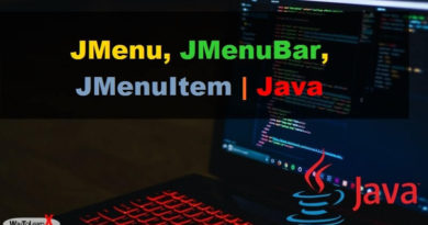 JMenu, JMenuBar et JMenuItem Java Swing