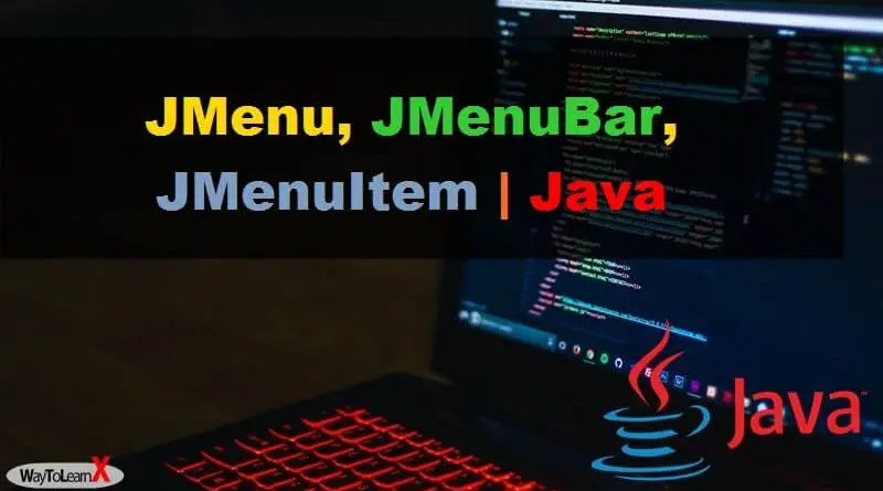 JMenu, JMenuBar et JMenuItem Java Swing