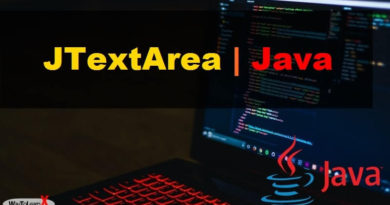 JTextArea Java Swing