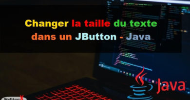changez la taille du texte dans un JButton - Java