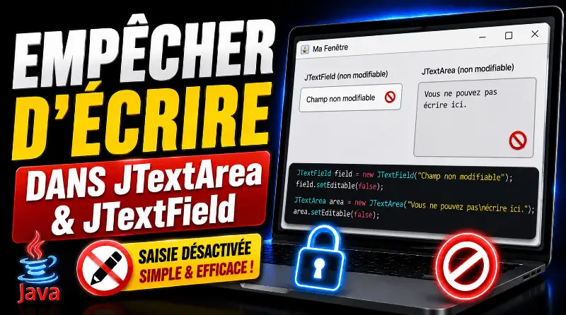 comment-empecher-decrire-dans-jtextarea-et-jtextfield