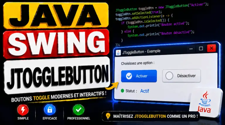 JToggleButton | Java Swing - WayToLearnX