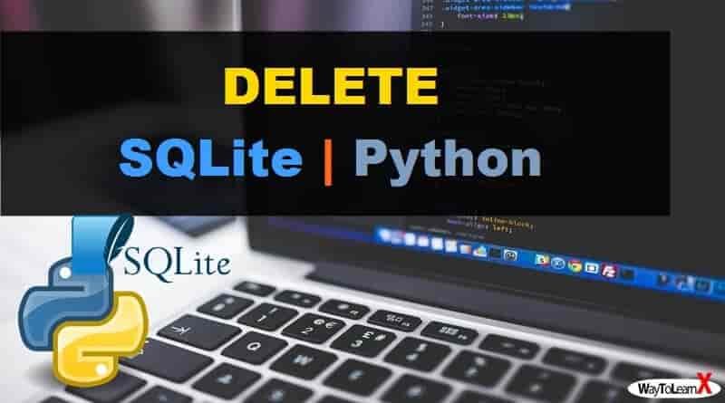 DELETE Python - SQLite