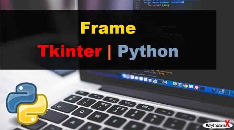 Frame Tkinter Python 3