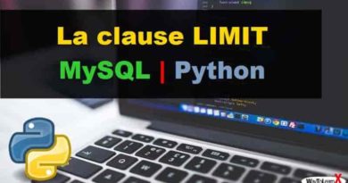 La clause Limit MySQL avec Python